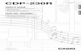 Casio CDP Manual