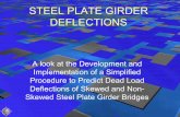Steel Plate Girder Deflections