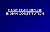 Basic Features of Indian Constitution by j Walia
