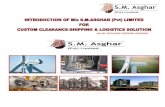 Introduction Of S.M.Asghar (Pvt) Limited