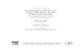 Mathematical Methodes for physicists