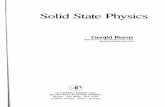 Gerald Burns Solid State Physics