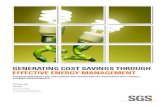 Generating Cost Savings Through Effective Energy Management