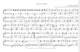 Partitura - All-of-Me