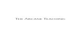 1909 - The Arcane Teaching