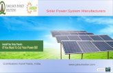 Solar Power System Manufacturers In India