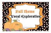 Fall Halloween the Me Vocal Exploration Slides