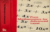 Pure Mathematics for Advanced Level - Bunday, Mulholland