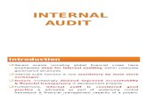 Internal Audit.....