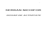 Serban Nichifor: Artistic Activity File / Dosar de activitate artistica