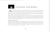 The Tour Book Chapter 3 - Contracts and Riders
