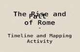 The Rise and Fall of Rome - Timeline and Mapping Activity.