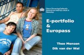 E-portfolio & Europass Theo Mensen Dik van der Wal.