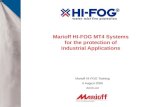 Marioff HI-FOG MT4 Systems for the protection of Industrial Applications Marioff HI-FOG Training 5 August 2008 Amit Lior.