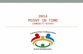 2014 POINT IN TIME COMMUNITY REPORT. 2014 SHELTERED PERSONS REPORT.