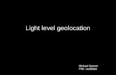 Light level geolocation Michael Sumner PhD. candidate.