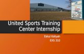 United Sports Training Center Internship Eskul Koliyah EXS 310