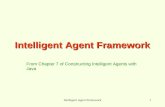 Intelligent Agent Framework1 From Chapter 7 of Constructing Intelligent Agents with Java.