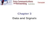 Chapter 3 Data and Signals. 3.2 Last Lecturer Summary Bit Rate Bit Length Digital Signal as a Composite Analog Signal Application Layer Distortion Noise.