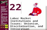 Copyright 2008 The McGraw-Hill Companies 22-1 Unionism in America Collective Bargaining Economic Effects of Unions Labor Market Discrimination Economic.