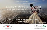 Evaluating the effectiveness of nature based strategies: engaging and building baseline information on communities Terry Charles, Juliana Castano and Vera.