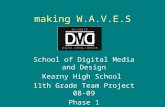 Making W.A.V.E.S School of Digital Media and Design Kearny High School 11th Grade Team Project 08-09 Phase 1.