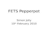 FETS Pepperpot Simon Jolly 10 th February 2010. The Pepperpot Beam segmented by intercepting screen with regular array of holes. Beamlets drift short.