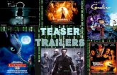 TEASER TRAILERS. What is a teaser trailer? A teaser trailer is a short trailer used to advertise an upcoming film. It is usually released quite a long