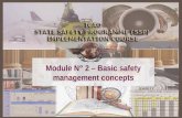 Module N° 2 Module N° 2 – Basic safety management concepts.