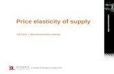 AS/Year 1 Microeconomics tutorial AQA A-level Economics © Hodder & Stoughton Limited 2015 Price elasticity of supply.