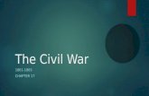 The Civil War 1861-1865 CHAPTER 17. Lesson 1 Two Sides  Two Very Different Sides  Americans Against Americans.