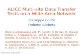 Roberto Barbera Prague, 12.12.2002 ALICE Multi-site Data Transfer Tests on a Wide Area Network Giuseppe Lo Re Roberto Barbera Work in collaboration with: