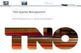 TNO Quality Management EARTO Working Group on Quality and Excellence.