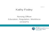 Appendix 10 Kathy Fodey Nursing Officer Education, Regulation, Workforce DHSSPS.