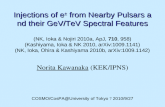 Injections of e ± from Nearby Pulsars and their GeV/TeV Spectral Features Injections of e ± from Nearby Pulsars and their GeV/TeV Spectral Features (NK,