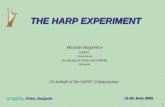 1 Mariyan Bogomilov CERN,(Switzerland) University of Sofia and INRNE, (Bulgaria) GAS@BSGAS@BS, Kiten, Bulgaria GAS@BS THE HARP EXPERIMENT THE HARP EXPERIMENT.