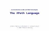 An Introduction to XML and Web Technologies The XPath Language Anders Møller & Michael I. Schwartzbach  2006 Addison-Wesley.