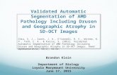 Validated Automatic Segmentation of AMD Pathology Including Drusen and Geographic Atrophy in SD-OCT Images Chiu, S. J., Izatt, J. A., O’Connell, R. V.,