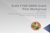 SLDS FY09 ARRA Grant Pilot Workgroup Kit Goodner Assistant Deputy Commissioner, Data Systems Florida Department of Education June 12, 2012.