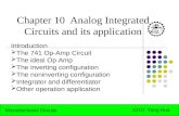 Microelectronic Circuits SJTU Yang Hua Chapter 10 Analog Integrated Circuits and its application Introduction  The 741 Op-Amp Circuit  The ideal Op Amp.