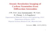 1 Atomic Resolution Imaging of Carbon Nanotubes from Diffraction Intensities J.M. Zuo 1, I.A. Vartanyants 2, M. Gao 1, R. Zhang 3, L.A.Nagahara 3 1 Department.
