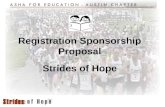 Registration Sponsorship Proposal Strides of Hope.