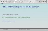 1 23.July 2012Jörn Adamczewski-Musch TRB / HADAQ plug-ins for DABC and Go4 Jörn Adamczewski-Musch GSI, Experiment Electronics: Data Processing group EE-meeting,