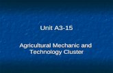 Unit A3-15 Agricultural Mechanic and Technology Cluster.