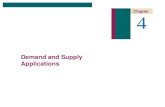 4 Chapter Demand and Supply Applications. CHAPTER 4: Demand and Supply Applications 2 of 23 Chapter Outline 4 Demand and Supply Applications The Price.