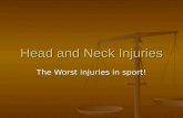 Head and Neck Injuries The Worst injuries in sport!
