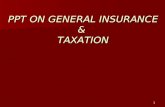 PPT ON GENERAL INSURANCE & TAXATION 1. 2 Meaning of general insurance Insurance other than ‘Life Insurance’ falls under the category of General Insurance.
