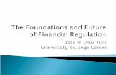 Iris H Chiu (Dr) University College London.  As distinguished from Financial Law  Governing finance  Financialisation and what this means  Frameworks,