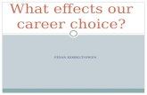 FIDAN KORKUT-OWEN What effects our career choice?.