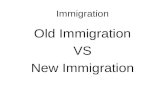Immigration Old Immigration VS New Immigration. SPIs 6.4 Identify patterns of immigration and the causal factors that led to immigration to the United.